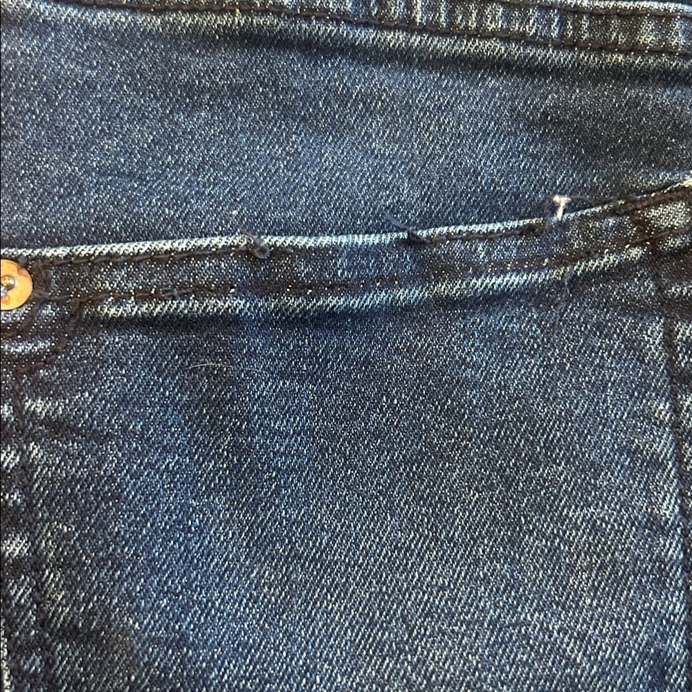 Pilcro Womens High-rise Cigarette Fray Hem Jeans Womens 26 - Picture 5 of 5